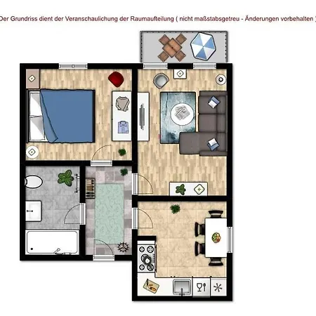 Silbermoewe 公寓 博尔滕哈根